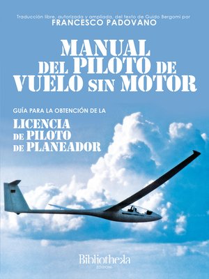 cover image of Manual del piloto de vuelo sin Motor